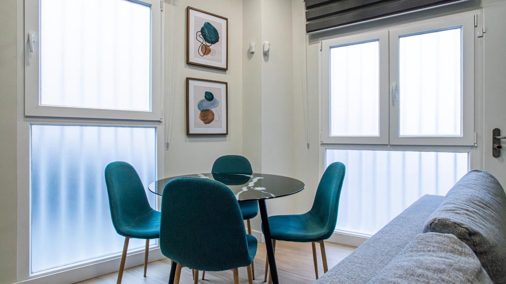Madrid Confort Urbano 1 Dormitorio Ac Wifi Cocina Exteriér fotografie
