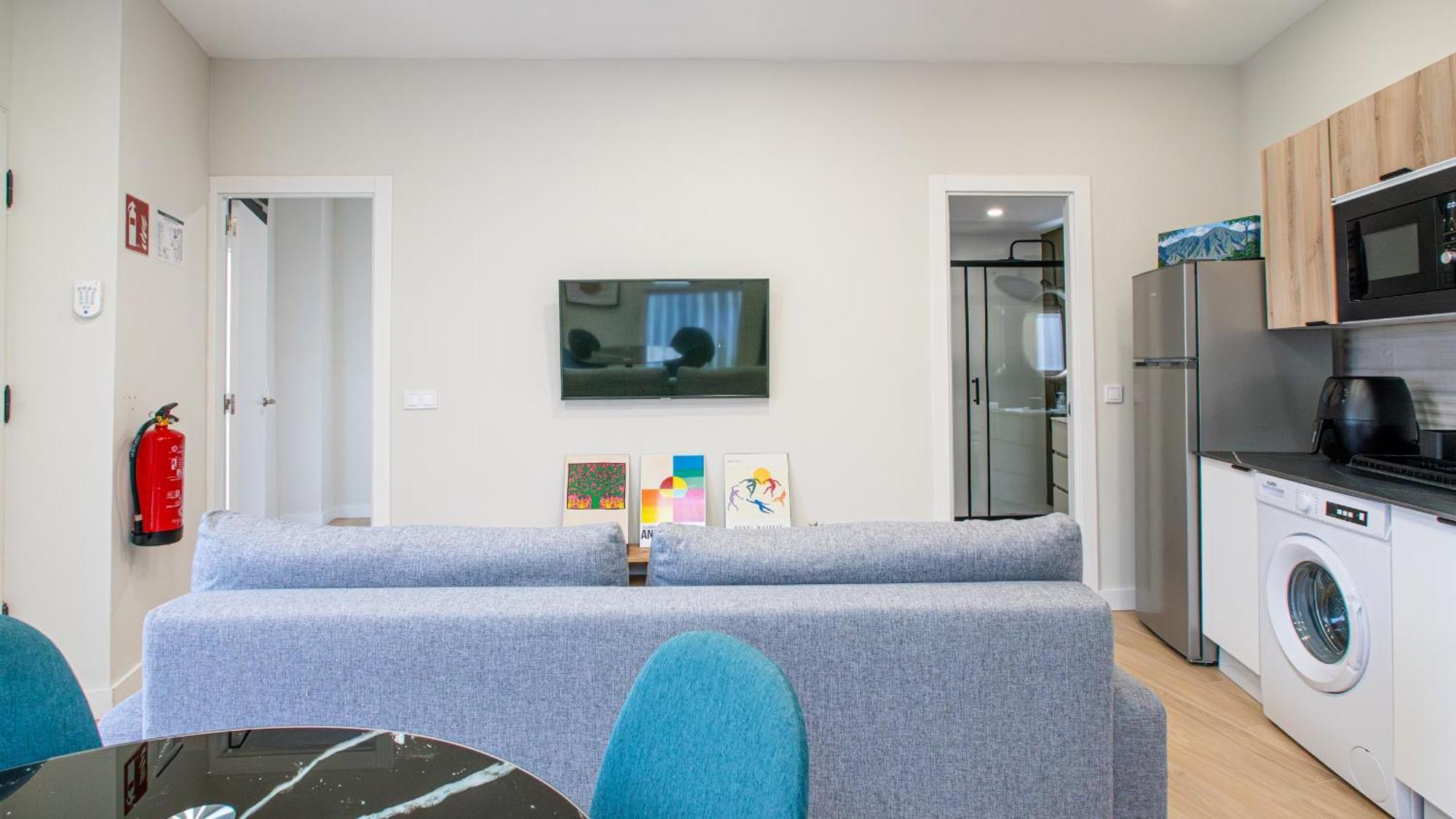 Madrid Confort Urbano 1 Dormitorio Ac Wifi Cocina Exteriér fotografie