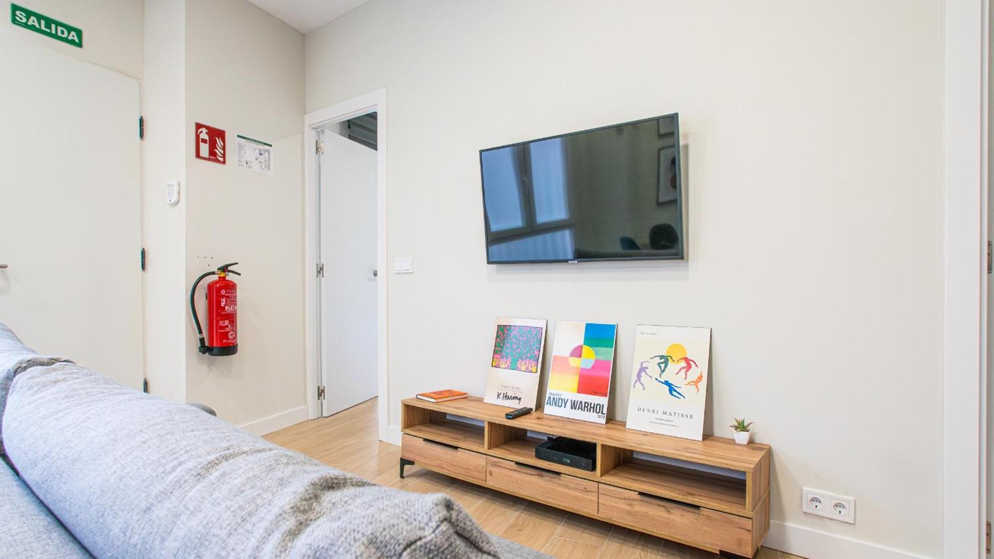 Madrid Confort Urbano 1 Dormitorio Ac Wifi Cocina Exteriér fotografie