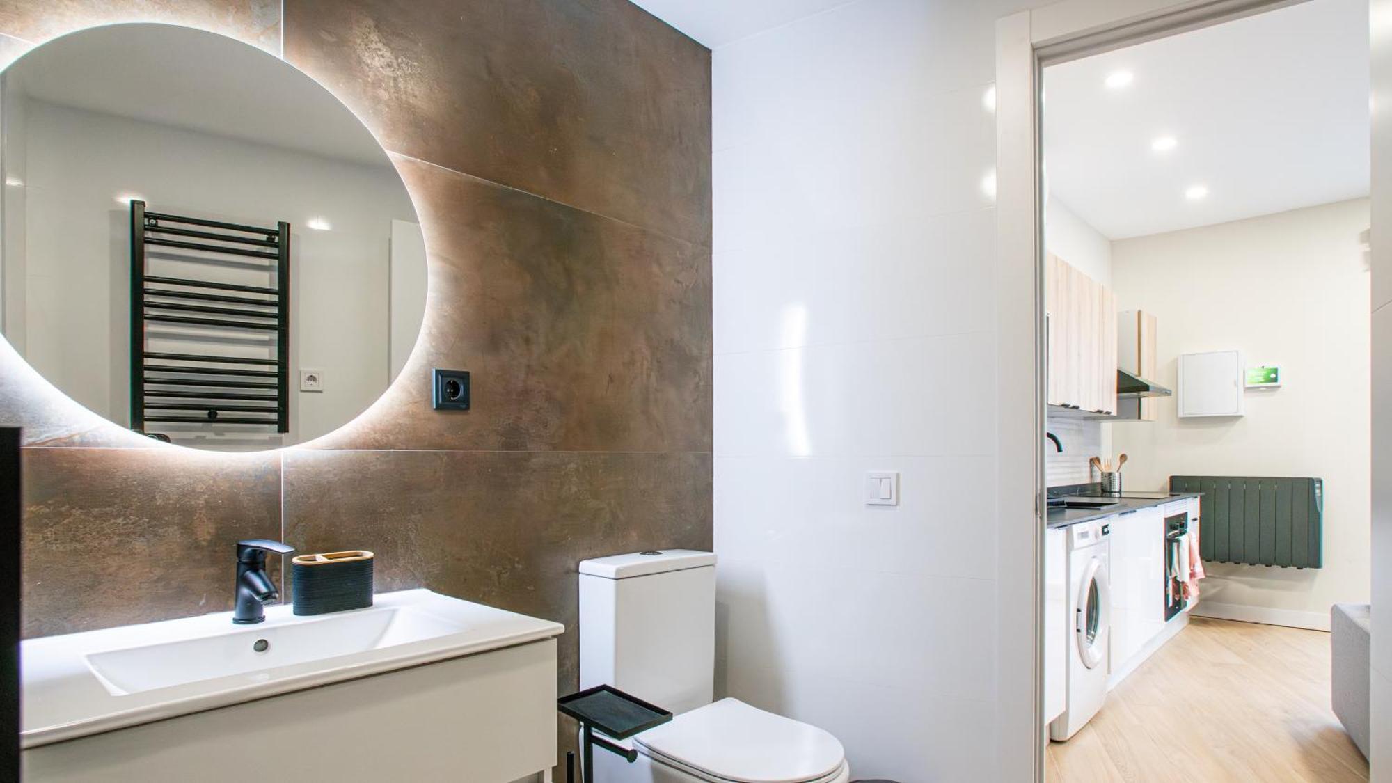 Madrid Confort Urbano 1 Dormitorio Ac Wifi Cocina Exteriér fotografie